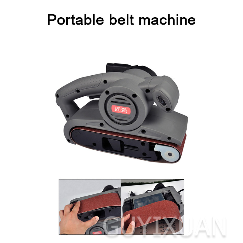 220V / 810W Portable belt machine Multifunction Stone sanding Wood polishing machine Decoration belt With dust bag
220V / 810W Portable belt machine Multifunction Stone sanding Wood polishing machine Decoration belt With dust bag