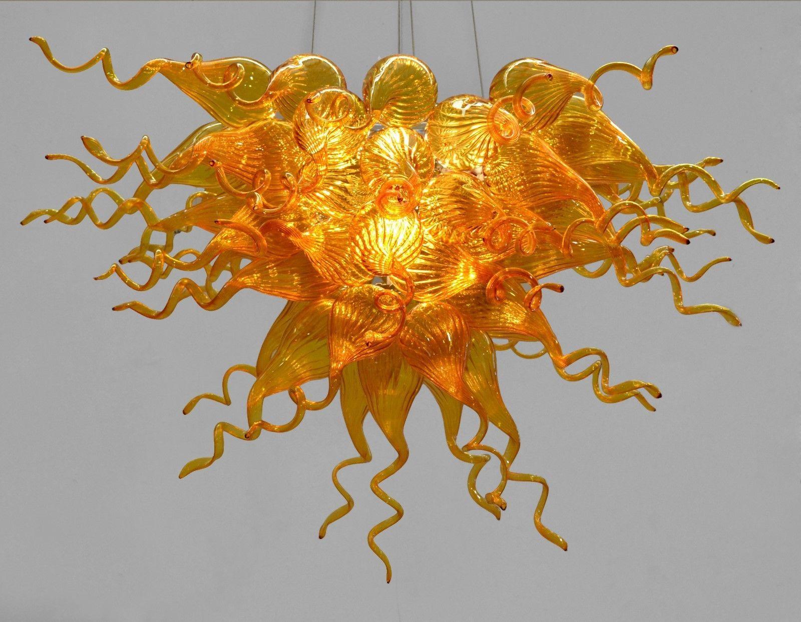 100% Mouth Blown Murano Glass Chandelier Amber Glass Modern Art Decor LED Light Souce CE UL Certificate Hotel Decor Ceiling Chandelier
100% Mouth Blown Murano Glass Chandelier Amber Glass Modern Art Decor LED Light Souce CE UL Certificate Hotel Decor Ceiling Chandelier