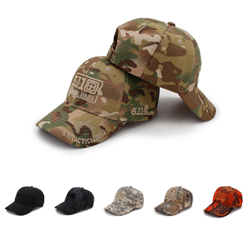 tactical army caps Outdoor Sport Snapback stripe Military Camouflage Hat Simplicity Camo Hunting Cap Scarf For Men Adult