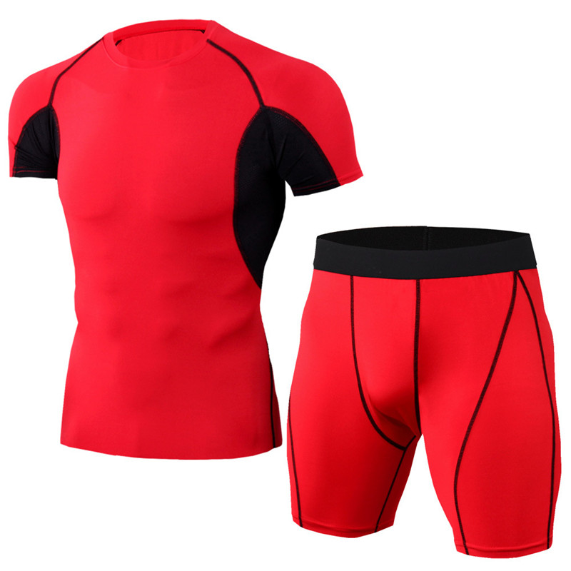 Men's Compression Gym Clothing Men Jogging Suits Sports Sets Fitness Clothes Black Tights Running T Shirt Gym Shorts Men, 03
Men's Compression Gym Clothing Men Jogging Suits Sports Sets Fitness Clothes Black Tights Running T Shirt Gym Shorts Men, 03