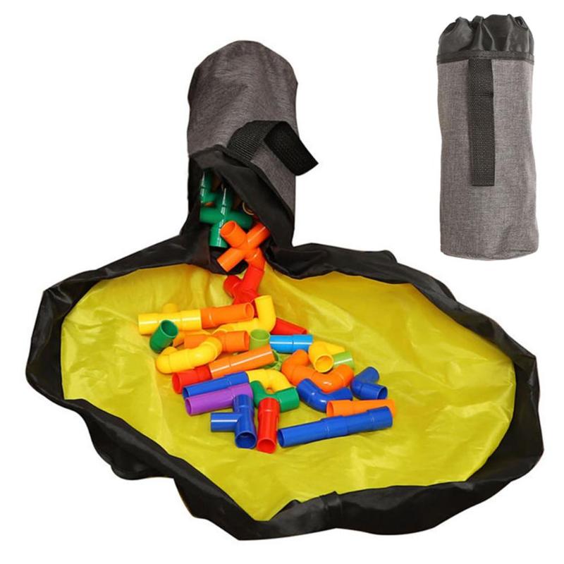 Kids Play Mat For Toy Storage Bag Outdoor Building Blocks Blanket Portable Children Toy Organizer Bag Clothing Storage, Gray
Kids Play Mat For Toy Storage Bag Outdoor Building Blocks Blanket Portable Children Toy Organizer Bag Clothing Storage, Gray