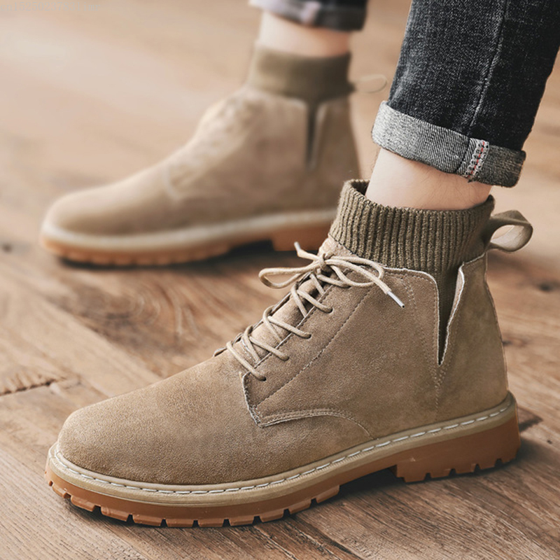 2020 New Winter Warm Working Boots Lace Up Mens Desert Boots High Quality Fashion Mens Round Toe High Top Shoes Size 39-44, Color 1
2020 New Winter Warm Working Boots Lace Up Mens Desert Boots High Quality Fashion Mens Round Toe High Top Shoes Size 39-44, Color 1