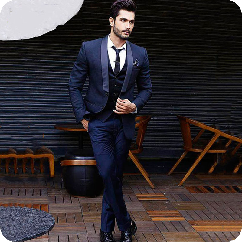 Men Suits Navy Blue Mens Wedding Suits Bridegroom Custom Made Slim Fit Formal Groom Wear Costume Tuxedo Blazer Best Man Trajes De Hombre, Same as image
Men Suits Navy Blue Mens Wedding Suits Bridegroom Custom Made Slim Fit Formal Groom Wear Costume Tuxedo Blazer Best Man Trajes De Hombre, Same as image