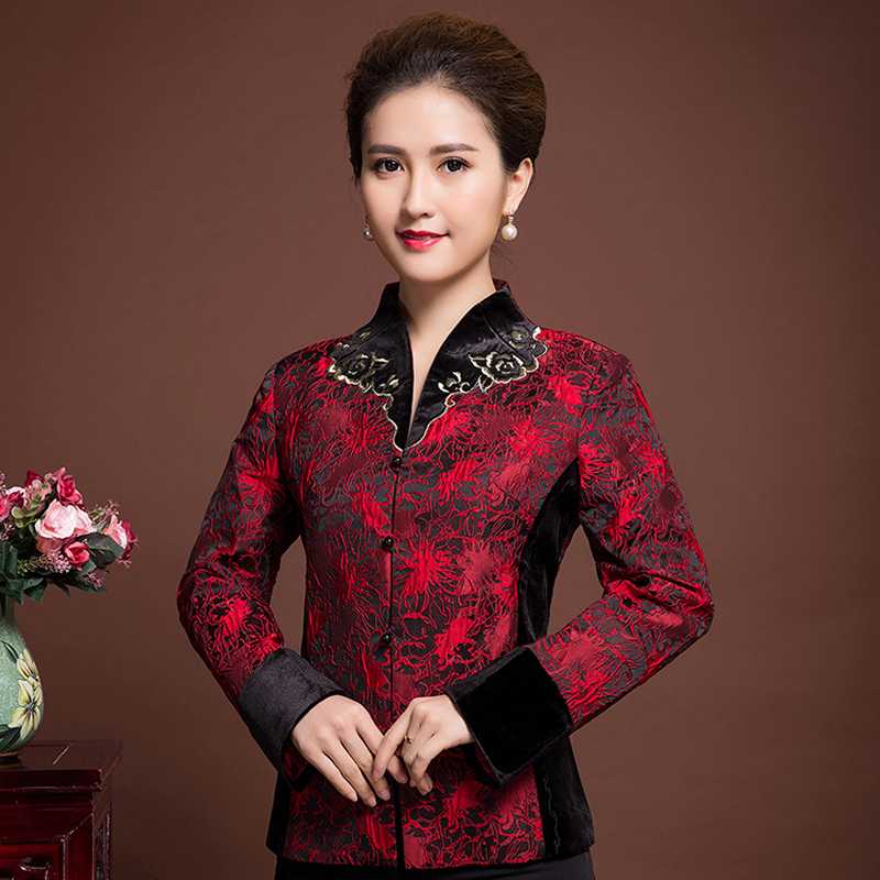 Women's Jackets Chinese Traditional Tangsuit Coat Oversize 4XL Women Casual Jacket Female Outerwear Coats Wedding Evening Party Ovecoat
Women's Jackets Chinese Traditional Tangsuit Coat Oversize 4XL Women Casual Jacket Female Outerwear Coats Wedding Evening Party Ovecoat