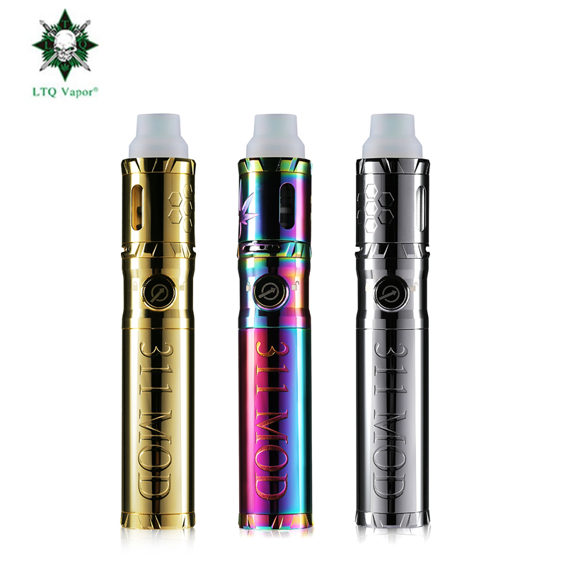 

LTQ Vapor 311 Dry Herb & Wax 2-in-1 Kit use 18650 Battery Mod Herbal Concentrate Oil Coil Atomizer E Cigarette Herbal Vape Pen Vaporizer Kit, 5pcs herb coils