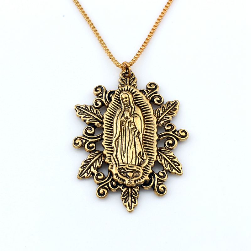 Retro Our Lady of the Holy Scapular Medal Pendant Necklaces For Men's Religion Accessories Antique Gold 20Pcs A-551d
Retro Our Lady of the Holy Scapular Medal Pendant Necklaces For Men's Religion Accessories Antique Gold 20Pcs A-551d