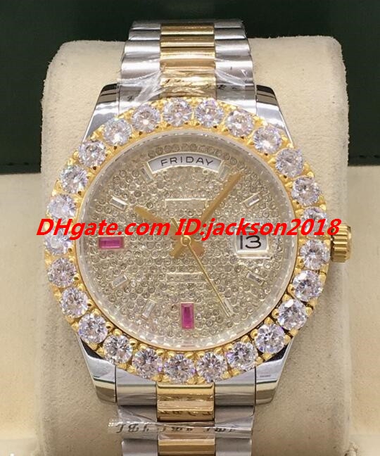 Free Shipping Luxury Watch 3 Style Mens 228348 Bigger Diamond Bezel Red Diamonds Dial 43mm Calendar Automatic Fashion Men's Watches
Free Shipping Luxury Watch 3 Style Mens 228348 Bigger Diamond Bezel Red Diamonds Dial 43mm Calendar Automatic Fashion Men's Watches