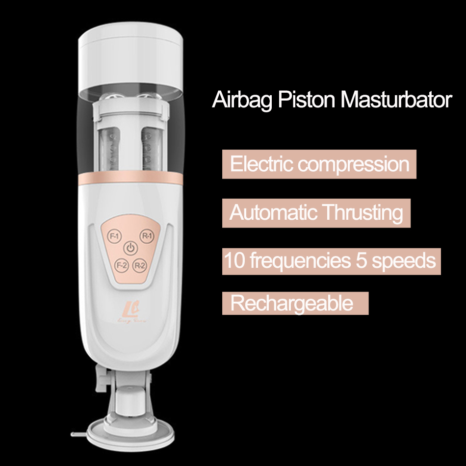 Electric Suck Male Masturbator Handsfree Automatic Piston Telescopic Masturbation Cup Oral Sex Machine Adults Sex Toys For Men Y191011