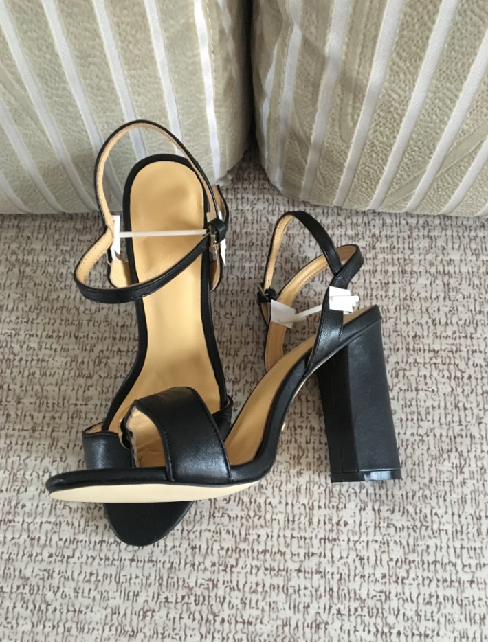 Hot Sale-hion high heels sandals leather soft suede casual black sandal shoes lady outdoor heels big size 42 41 40 green