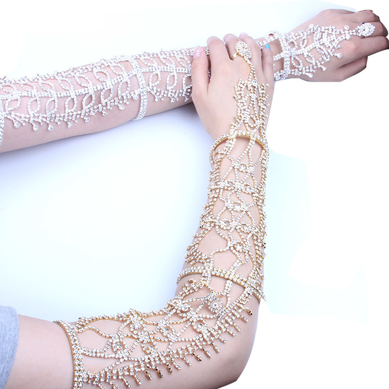 Sparkly Bridal Gloves Bracelet Brace Lace Wristlet Brides Crystals Beads Wristband Elbow Length Bracelet Wristband Wedding Accessories, Silver
Sparkly Bridal Gloves Bracelet Brace Lace Wristlet Brides Crystals Beads Wristband Elbow Length Bracelet Wristband Wedding Accessories, Silver