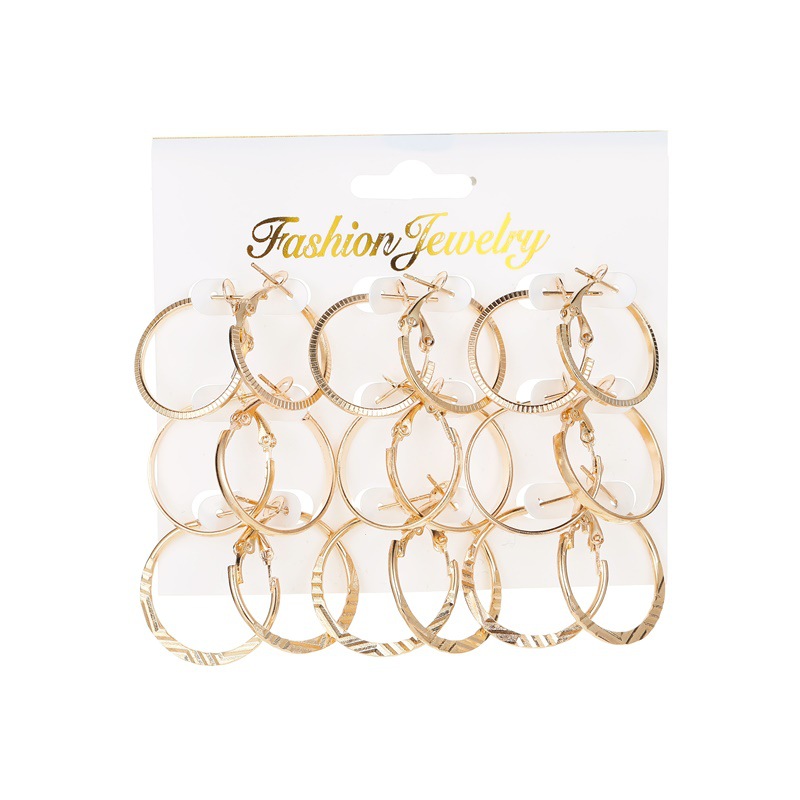 Simple 9 Pairs/Set Small Hoop Earrings Set for Women Pack Gold Silver Circle Earrings 2020 Geometric Pendientes Mujer
Simple 9 Pairs/Set Small Hoop Earrings Set for Women Pack Gold Silver Circle Earrings 2020 Geometric Pendientes Mujer