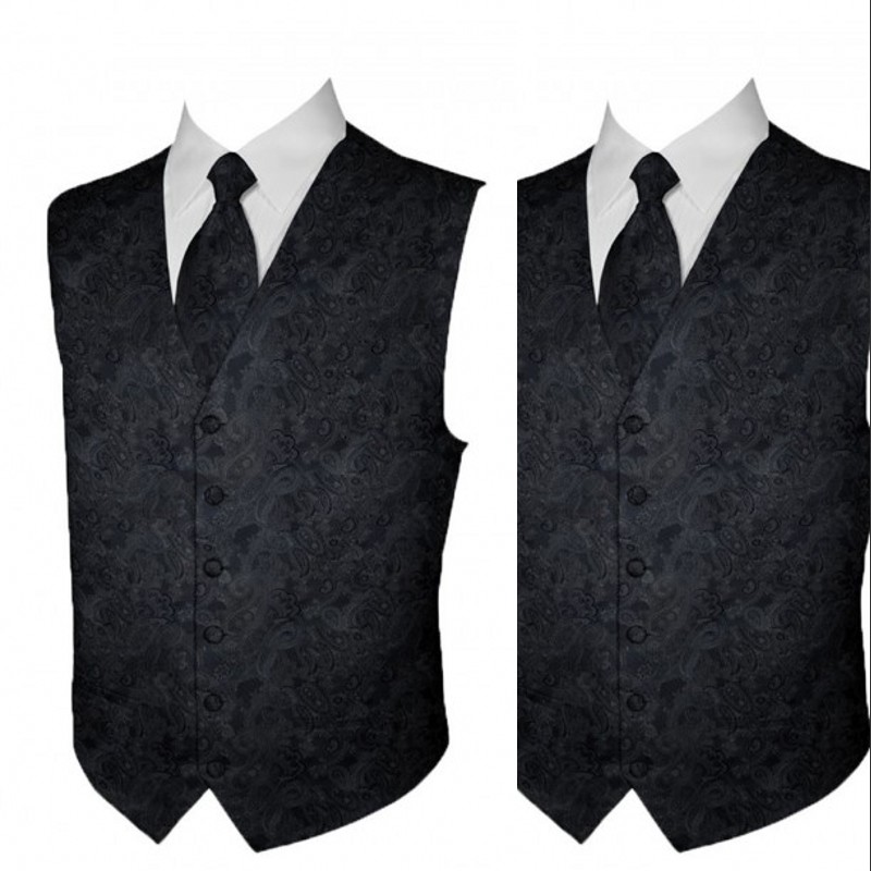 Black Print Groom Vests 2019 Single breasted Men Vest for Prom Formal Groomsmen Vest Wedding waistcoat, As pictures
Black Print Groom Vests 2019 Single breasted Men Vest for Prom Formal Groomsmen Vest Wedding waistcoat, As pictures
