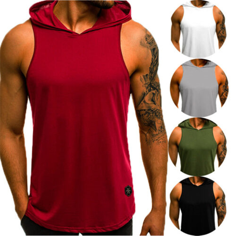 Mens Sleeveless Hoodie Muscle Sweatshirt Cool Hoody Tops Sport Hoodies 2019 Newest Hot Sale Summer Streetwear masculino camiseta, Black
Mens Sleeveless Hoodie Muscle Sweatshirt Cool Hoody Tops Sport Hoodies 2019 Newest Hot Sale Summer Streetwear masculino camiseta, Black