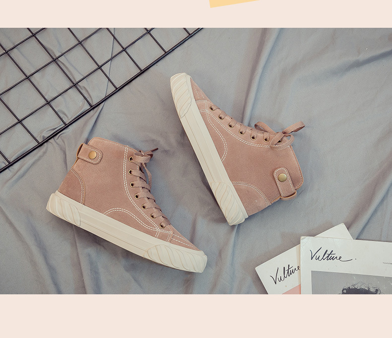 canvas shoes autumn and winter 2019 the new Korean version of winter students add velvet and thicker cotton shoes