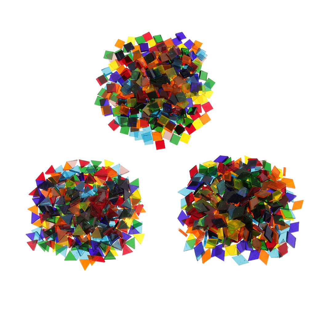 480g mixed color clear triangle square rhombus glass mosaic tiles pieces for diy craft art
480g mixed color clear triangle square rhombus glass mosaic tiles pieces for diy craft art