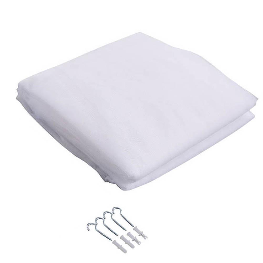White Three Door Princess Mosquito Net Double Bed Curtains Sleeping Curtain Bed Canopy