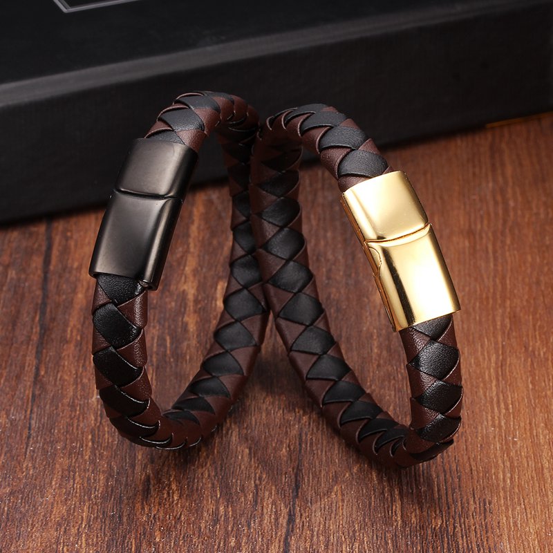 Cuff Vintage Male Braided Genuine Leather Bracelets For Men Women Stainless Steel Charm Bangle & Bracelet Fashion Boys Jewelry
Cuff Vintage Male Braided Genuine Leather Bracelets For Men Women Stainless Steel Charm Bangle & Bracelet Fashion Boys Jewelry