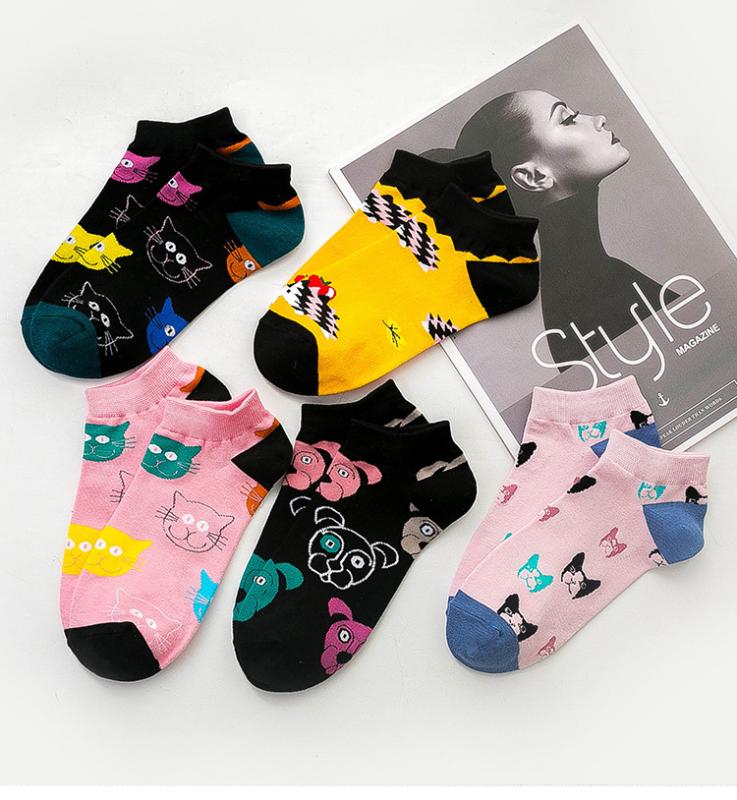 Funny Cotton Animal Dog Cat Happy Invisible Summer Boat No Show Socks Non-slip Men Women Short Low Cut Sock Slippers Socks, Pink dog
Funny Cotton Animal Dog Cat Happy Invisible Summer Boat No Show Socks Non-slip Men Women Short Low Cut Sock Slippers Socks, Pink dog