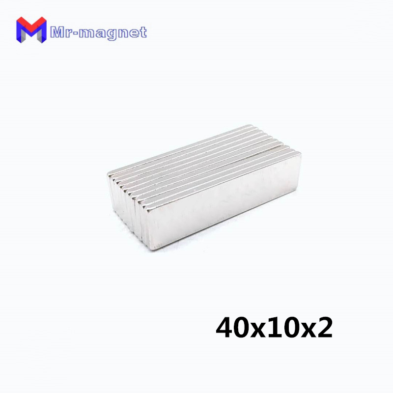 iman imanes de nevera fridge 20pcs 40x10x2mm rare earth permanent magnet powerful block neodymium magnets 40102 40x10x2 mm for motors