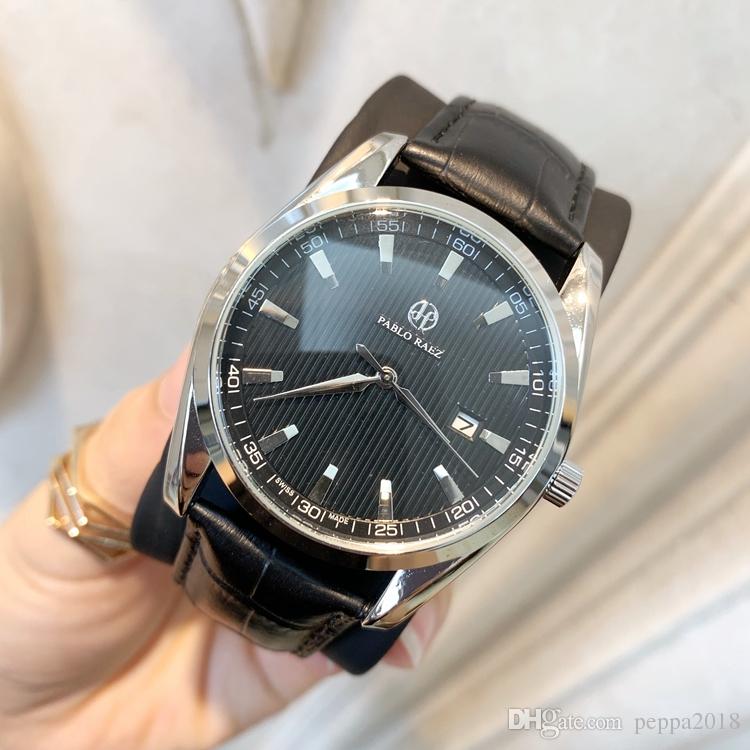 2019 PABLO RAEZ Mens Stainless Steel Quartz Wristwatch Luxury Watch New style clock relogies for men Genuine leather fashion gentleman watch, Slivery;brown
2019 PABLO RAEZ Mens Stainless Steel Quartz Wristwatch Luxury Watch New style clock relogies for men Genuine leather fashion gentleman watch, Slivery;brown