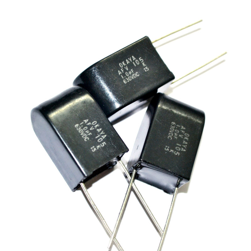 Japan OKAYA film MKP capacitor AFV630V105K 2J105 1UF 1000NF pitch 15