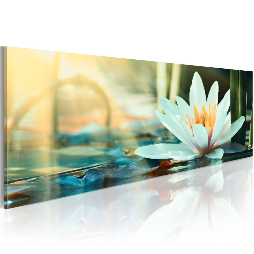 Green Blue Red Flower Abstract Oil Painting on Canvas Home Decor Wall Art Canvas Print Art Decor Watercolor Landscape Multicolor