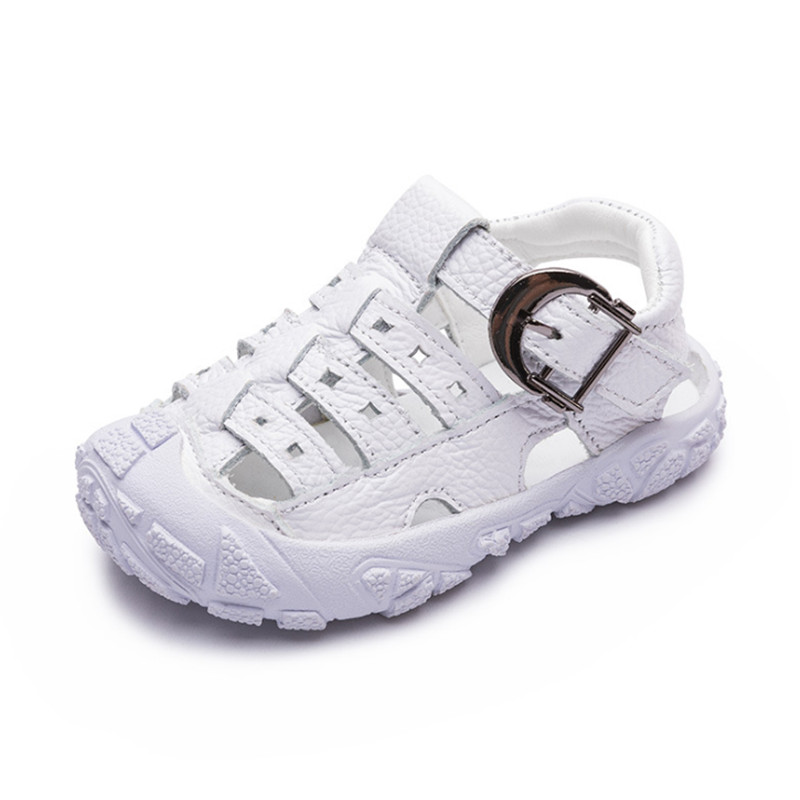 DIMI Summer Genuine Leather Baby Sandals Fashion Cutout Baotou Anti-collision Shoes Soft Comfortable High Quality Kid Sandals, Black
DIMI Summer Genuine Leather Baby Sandals Fashion Cutout Baotou Anti-collision Shoes Soft Comfortable High Quality Kid Sandals, Black
