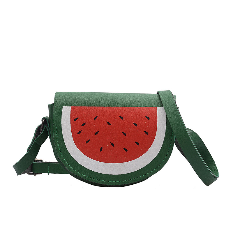 11 Styles Baby Coin Purse Cartoon Fashion Kids Mini Diagonal Bag Cute Dinosaur Rabbit Watermelon Print Children's Decorative Pouch Bags M598