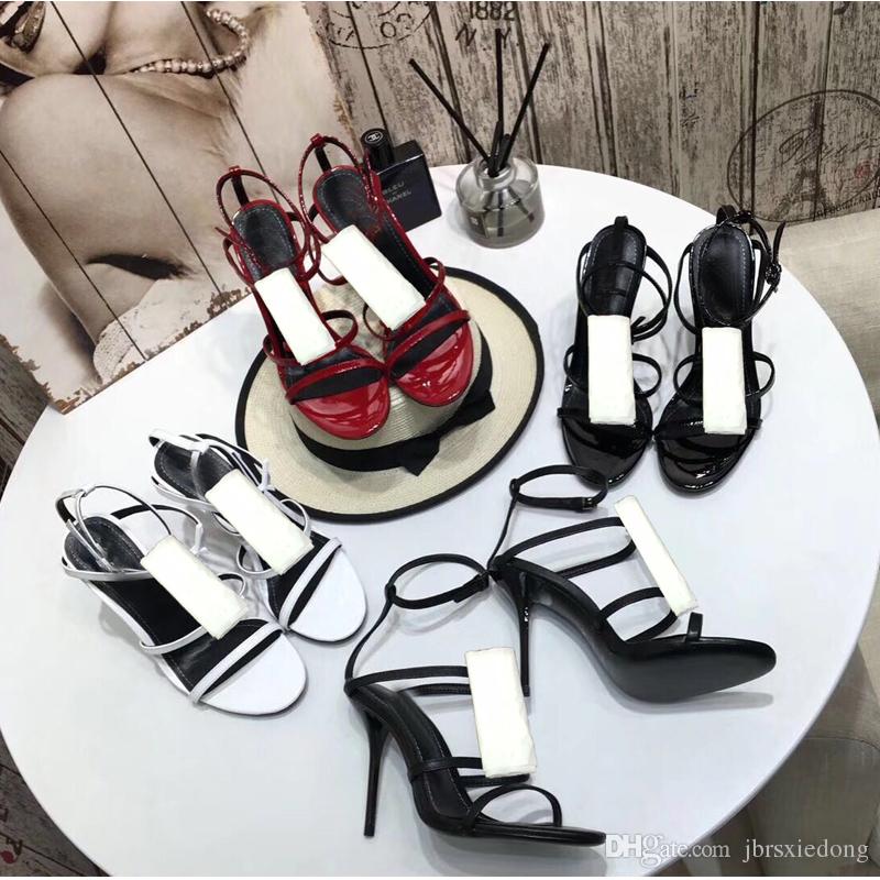 designer women Sandals party fashion 100% leather Dance shoe new sexy heels Super 10cm Lady wedding Metal Belt buckle High Heel Woman shoes Large size 35-40-41 With box, White
designer women Sandals party fashion 100% leather Dance shoe new sexy heels Super 10cm Lady wedding Metal Belt buckle High Heel Woman shoes Large size 35-40-41 With box, White
