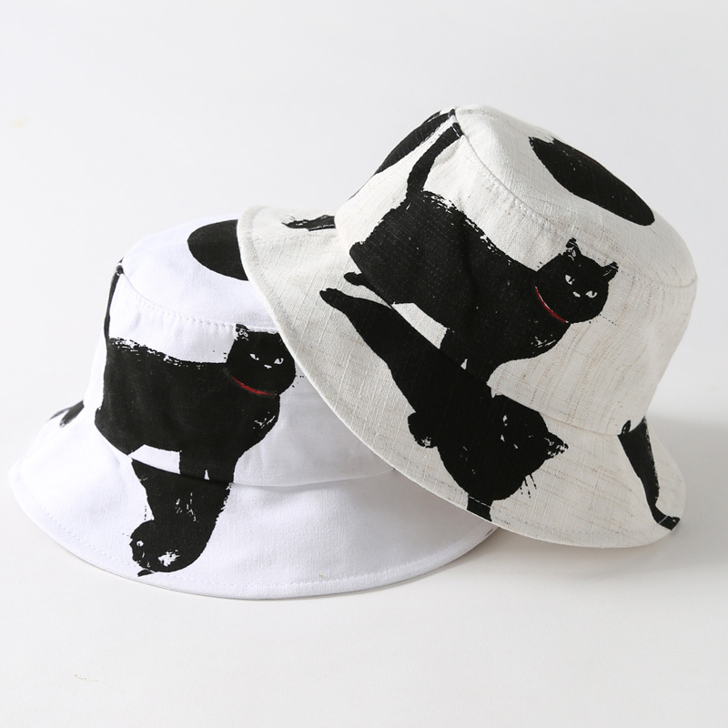 Cloches Printed Black Cat Bucket Hat Men Women Japanese Unisex Fisherman Hats Panama Cotton Street Hip Hop Fishing Cap Sun 2021, White
Cloches Printed Black Cat Bucket Hat Men Women Japanese Unisex Fisherman Hats Panama Cotton Street Hip Hop Fishing Cap Sun 2021, White