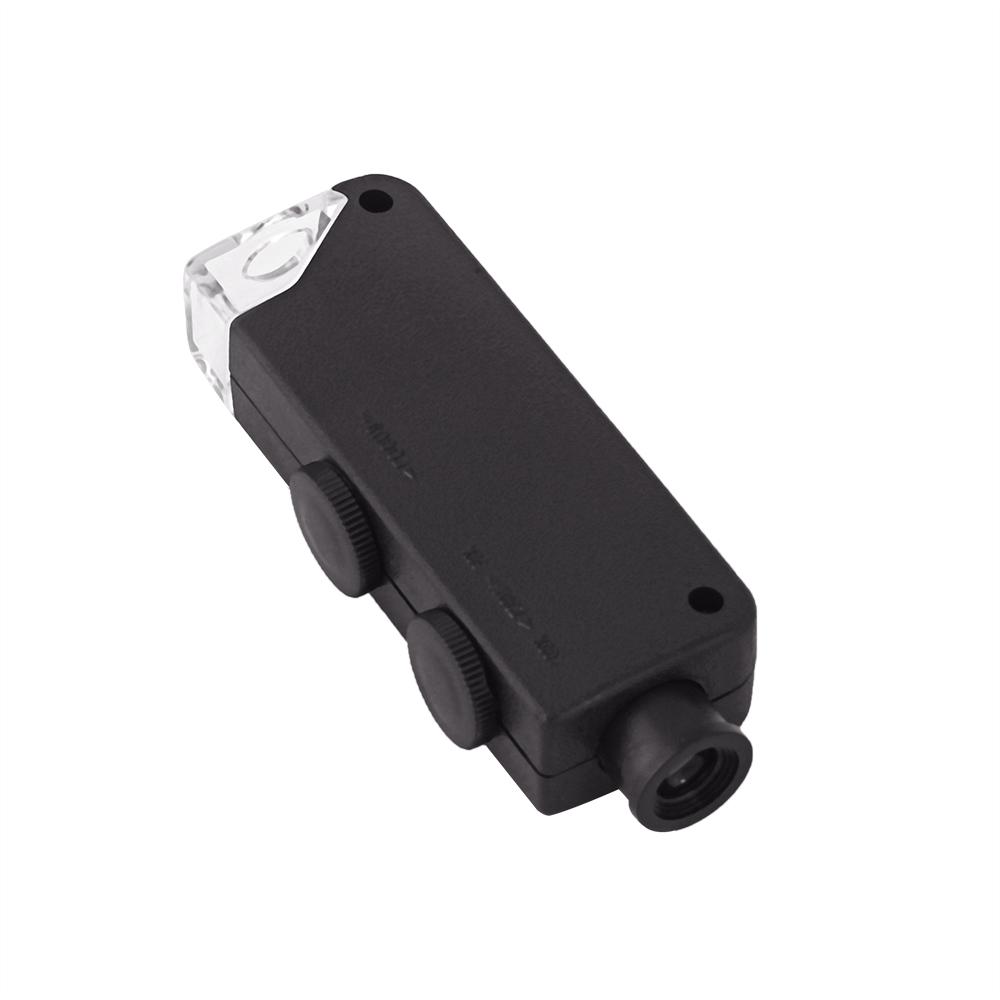 Mini Handheld 60x-100x Pocket Microscope Magnifer Loupe Magnification Pocket Microscope Jewelry Magnifier
