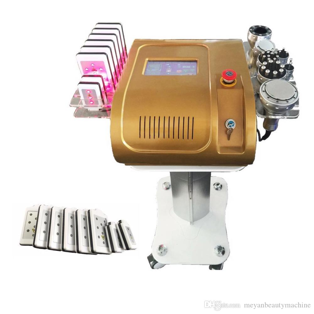ultrasonic vaccum cavitation body sliming machine rf lipo laser fat reduction weight loss anticellulite bodies shaping