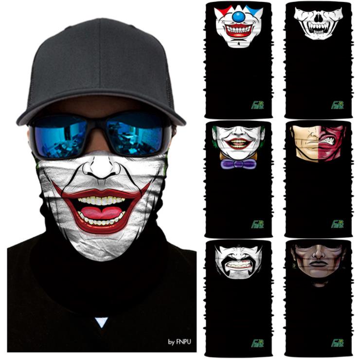 3D Joker Seamless Magic Neck Gaiter Face Shield Cycling Fishing Bike Ski Camping Bandana Halloween Headband Scarf Men Women Mask, Black
3D Joker Seamless Magic Neck Gaiter Face Shield Cycling Fishing Bike Ski Camping Bandana Halloween Headband Scarf Men Women Mask, Black