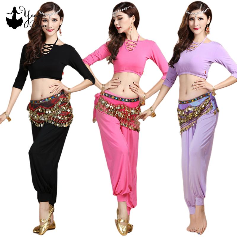 New 2 Piece Set Women Belly Dance Practice Costume Modal Yoga Tops 3/4 Sleeve and Pants Adult Dance Costume Multicolor Spring, White-2pcs
New 2 Piece Set Women Belly Dance Practice Costume Modal Yoga Tops 3/4 Sleeve and Pants Adult Dance Costume Multicolor Spring, White-2pcs