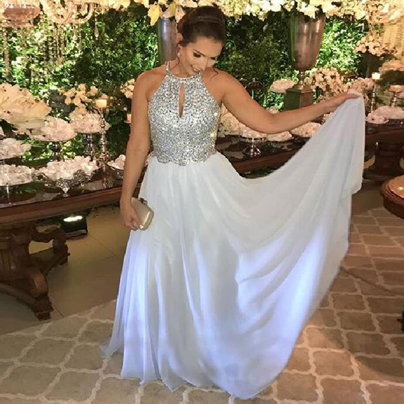 Crystals Prom Dresses 2020 Halter Beaded with Crystals A-Line White Chiffon Custom Made Floor Length Evening Party Dresses 2020, Green
Crystals Prom Dresses 2020 Halter Beaded with Crystals A-Line White Chiffon Custom Made Floor Length Evening Party Dresses 2020, Green