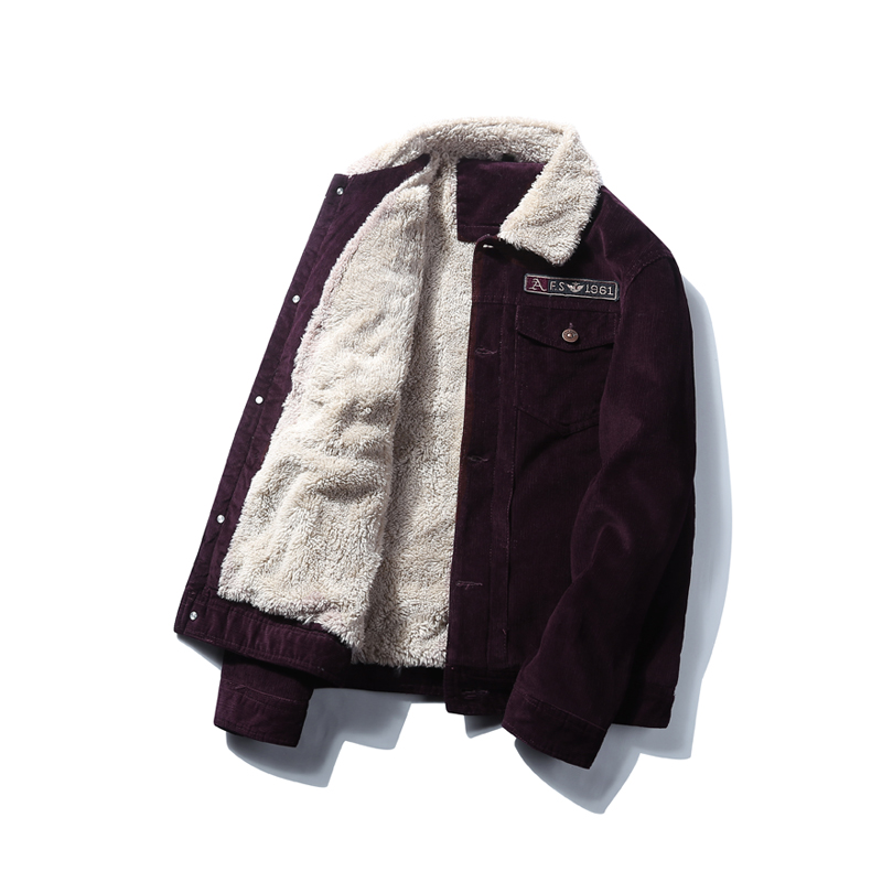 Boollili Short Autumn Winter Jacket Men Faux Lamb Fur Collar Corduroy Cotton Coat Winter Jackets Mens Manteau Homme Hiver, Khaki
Boollili Short Autumn Winter Jacket Men Faux Lamb Fur Collar Corduroy Cotton Coat Winter Jackets Mens Manteau Homme Hiver, Khaki