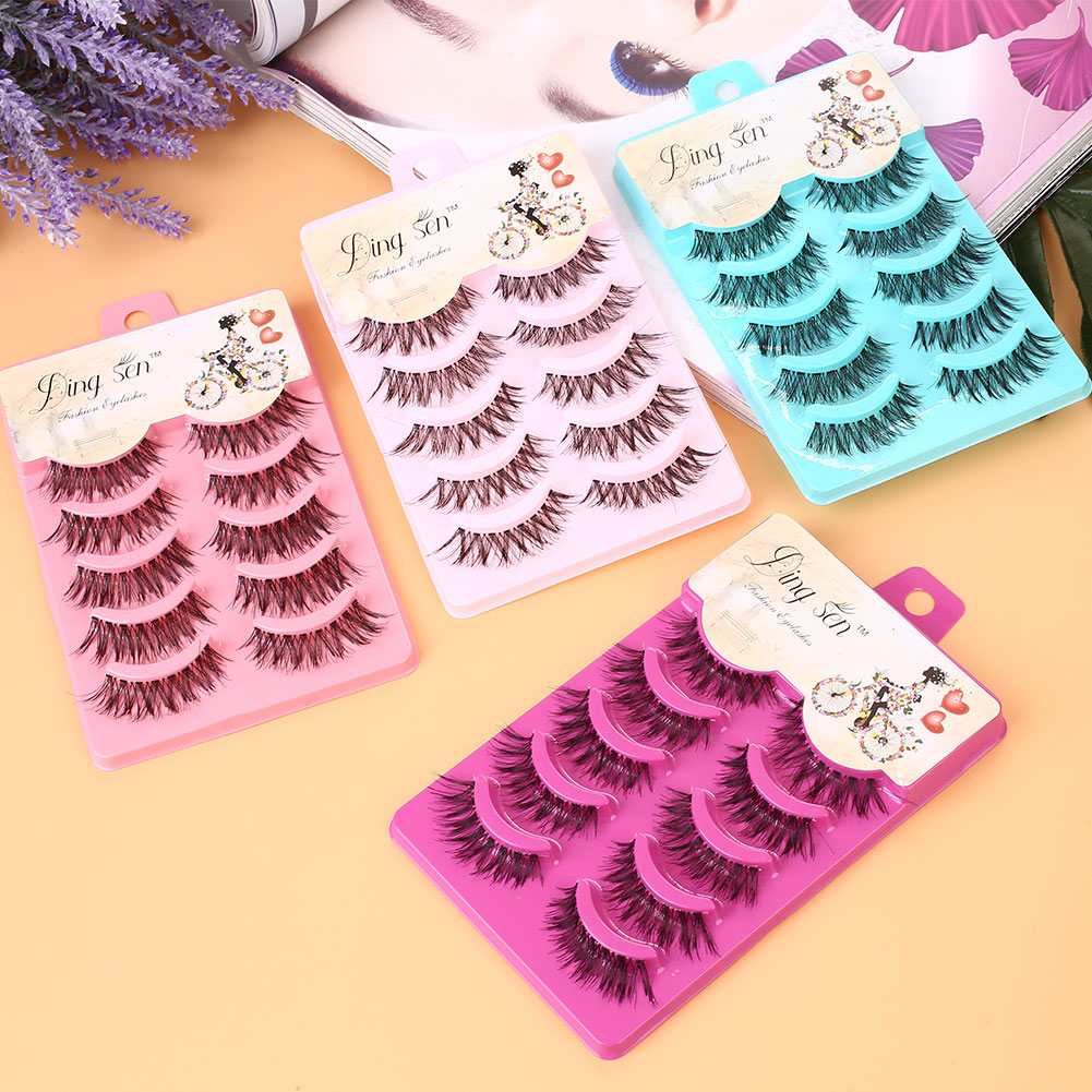 5 Pairs Handmade Thick Full False Eyelashes Natural Long Eyelashes Set Fake Lashes Eye Extension Tool Makeup
5 Pairs Handmade Thick Full False Eyelashes Natural Long Eyelashes Set Fake Lashes Eye Extension Tool Makeup