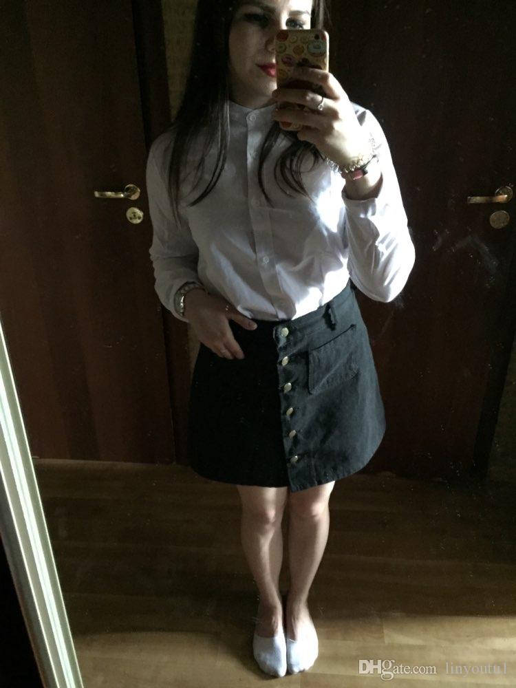Long Sleeve White Blue Womens Oxford Shirts Plus Size 2020 New Casual Woman Office Blouse Female Wear High Quality Ladies Tops