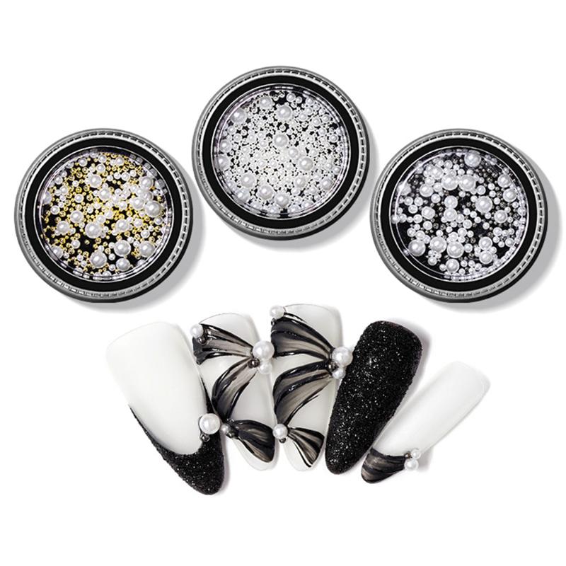 1 Box Nail Art Metal Beads Pearls Caviar Round Steel Ball 3D Tip Silver Gold Roes DIY Decoration Manicure Tool Nail Art Jewelry
1 Box Nail Art Metal Beads Pearls Caviar Round Steel Ball 3D Tip Silver Gold Roes DIY Decoration Manicure Tool Nail Art Jewelry