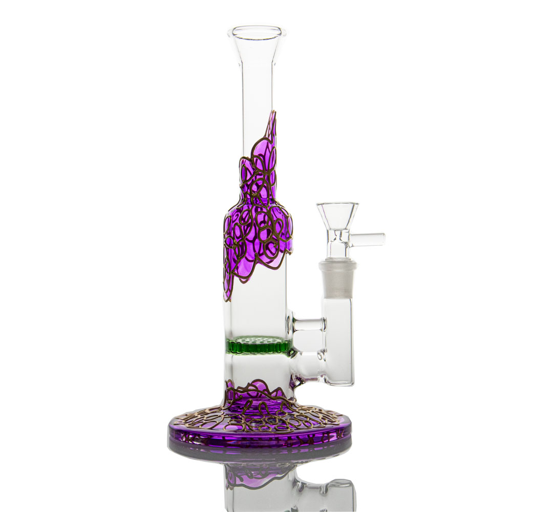 Purple Glass Bong Honeycomb Perc Heady Glass Bongs 14mm Joint Water Pipe Hookah Glass Dab Oil Rigs Small Mini Bongs With Bowl
Purple Glass Bong Honeycomb Perc Heady Glass Bongs 14mm Joint Water Pipe Hookah Glass Dab Oil Rigs Small Mini Bongs With Bowl