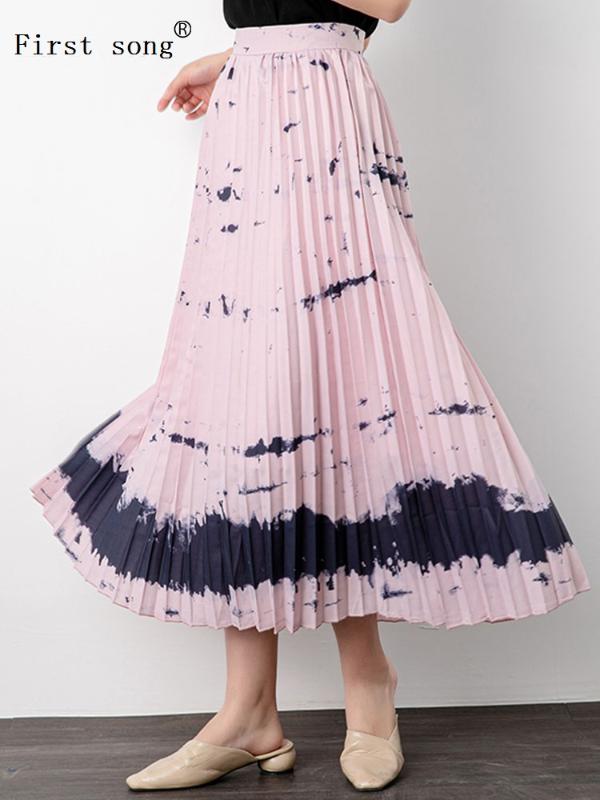 Free shipping show craft ink printing A word line pleated skirt 2020 ladies summer skirt fashion big swing personality XL, Blue
Free shipping show craft ink printing A word line pleated skirt 2020 ladies summer skirt fashion big swing personality XL, Blue