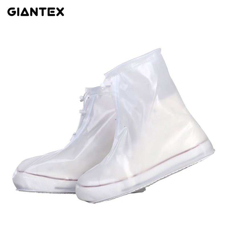 GIANTEX Men Women's Rain Waterproof Flat Ankle Boots Cover Heels Boots Shoes Covers Thicker Non-slip Platform Rain 
GIANTEX Men Women's Rain Waterproof Flat Ankle Boots Cover Heels Boots Shoes Covers Thicker Non-slip Platform Rain