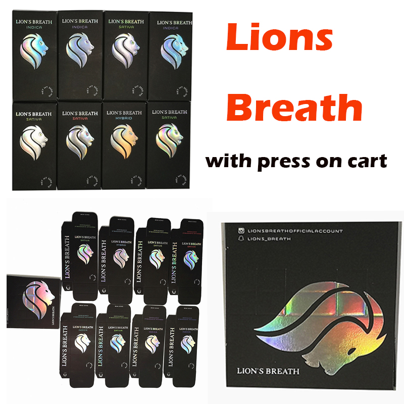 Lions Breath Carts Empty Ceramic Coil Vape Cartridges 1ml 0.8ml Round Press on Mouthpiece Vape Carts Ecig Vaporizers Pen 510 Atomizers Vapor
Lions Breath Carts Empty Ceramic Coil Vape Cartridges 1ml 0.8ml Round Press on Mouthpiece Vape Carts Ecig Vaporizers Pen 510 Atomizers Vapor