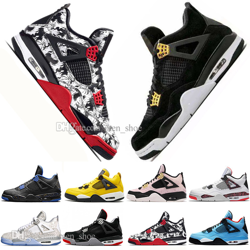 Top Cheap Newest Bred 4 4s What The Cactus Jack Laser Wings Mens Basketball Shoes Denim Blue Pale Citron Men Sports Designer Sneakers 36-47, #19 
Top Cheap Newest Bred 4 4s What The Cactus Jack Laser Wings Mens Basketball Shoes Denim Blue Pale Citron Men Sports Designer Sneakers 36-47, #19
