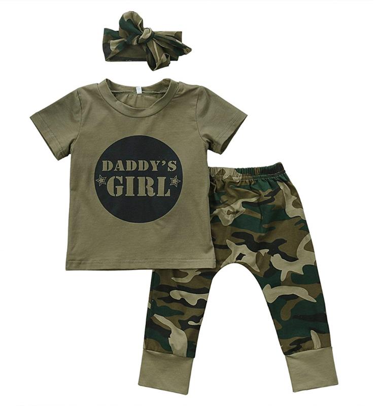 0-24M Newborn Toddler Baby Boy Girl Casual Sets Camo Letetr Print T-shirt Tops+ Pants Outfits Set Clothes Green, Army green 3pcs
0-24M Newborn Toddler Baby Boy Girl Casual Sets Camo Letetr Print T-shirt Tops+ Pants Outfits Set Clothes Green, Army green 3pcs