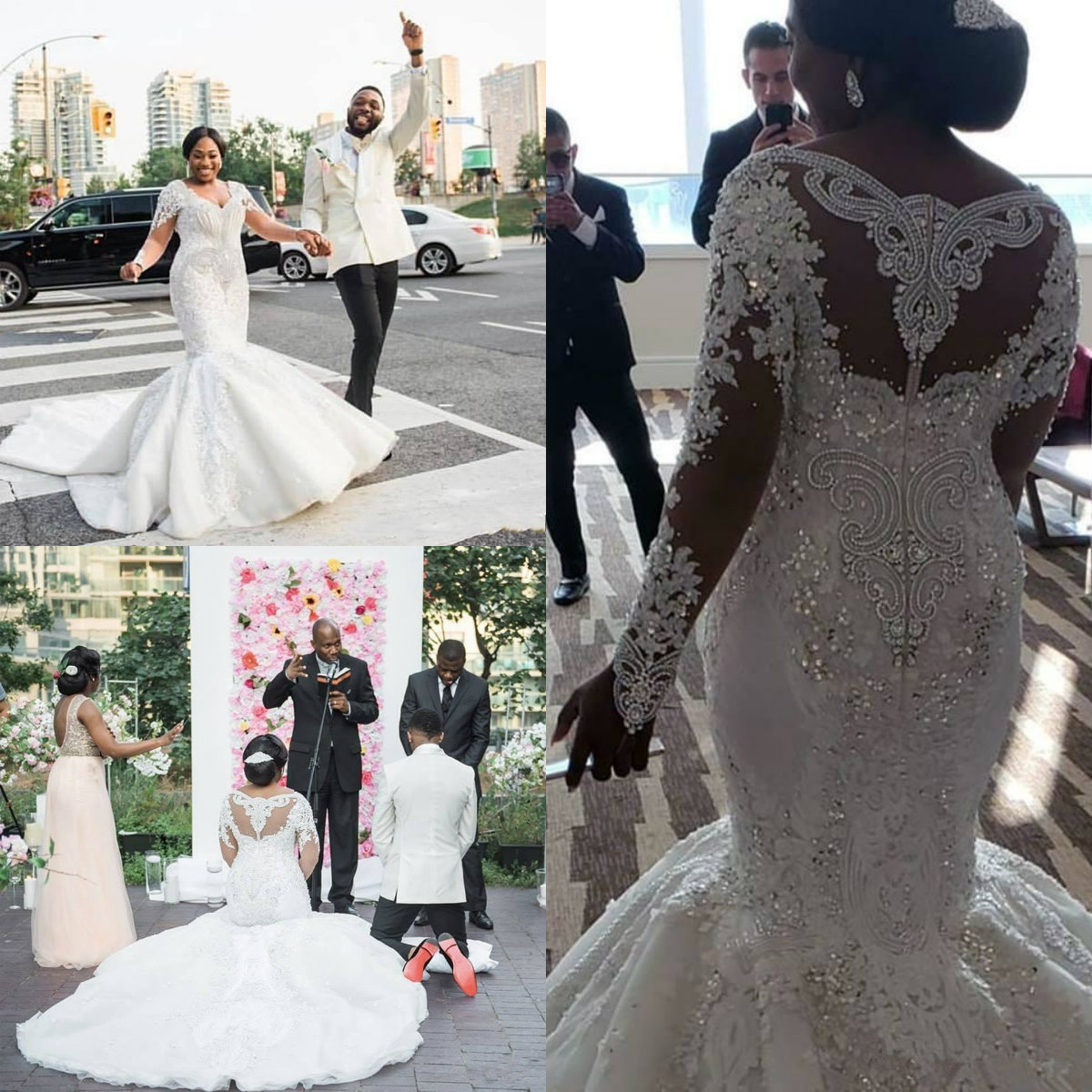 Luxury Sparkly Mermaid Wedding Dresses Plus Size Sheer Long Sleeves Crystal South African Wedding Gowns Custom Made Robe De Mariee, White
Luxury Sparkly Mermaid Wedding Dresses Plus Size Sheer Long Sleeves Crystal South African Wedding Gowns Custom Made Robe De Mariee, White