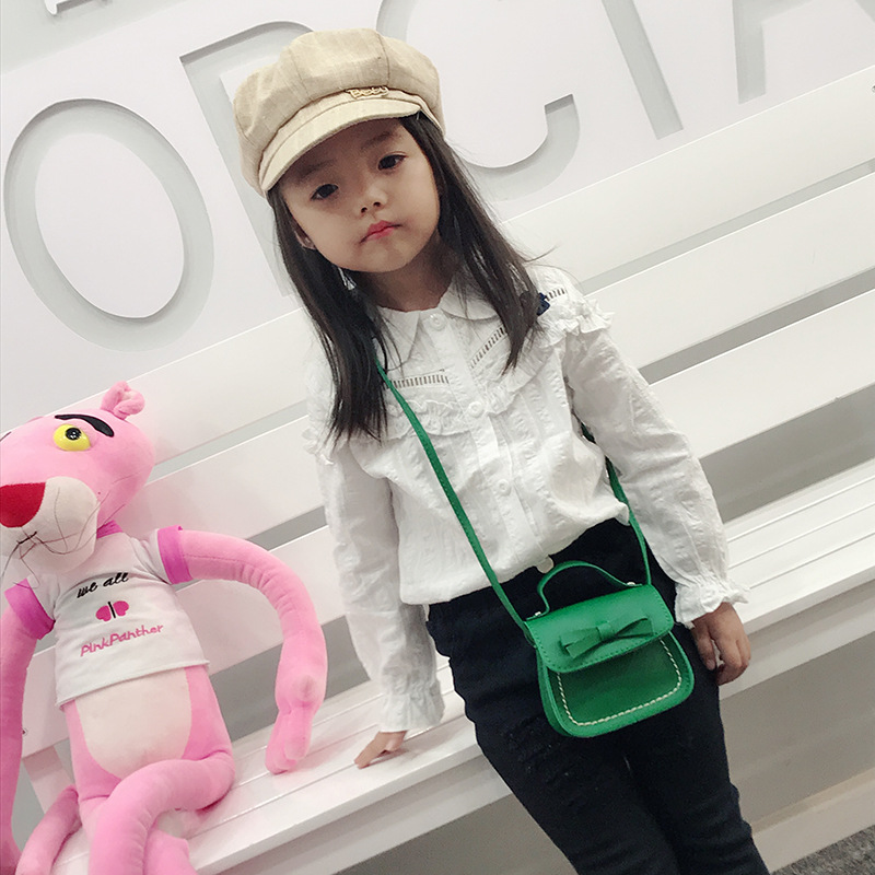 2020 Cute Baby Mini Coin Purse for Kid Girls Small Coin Wallet Bag Pouch Kawaii Toddler Bow Money Change Purses