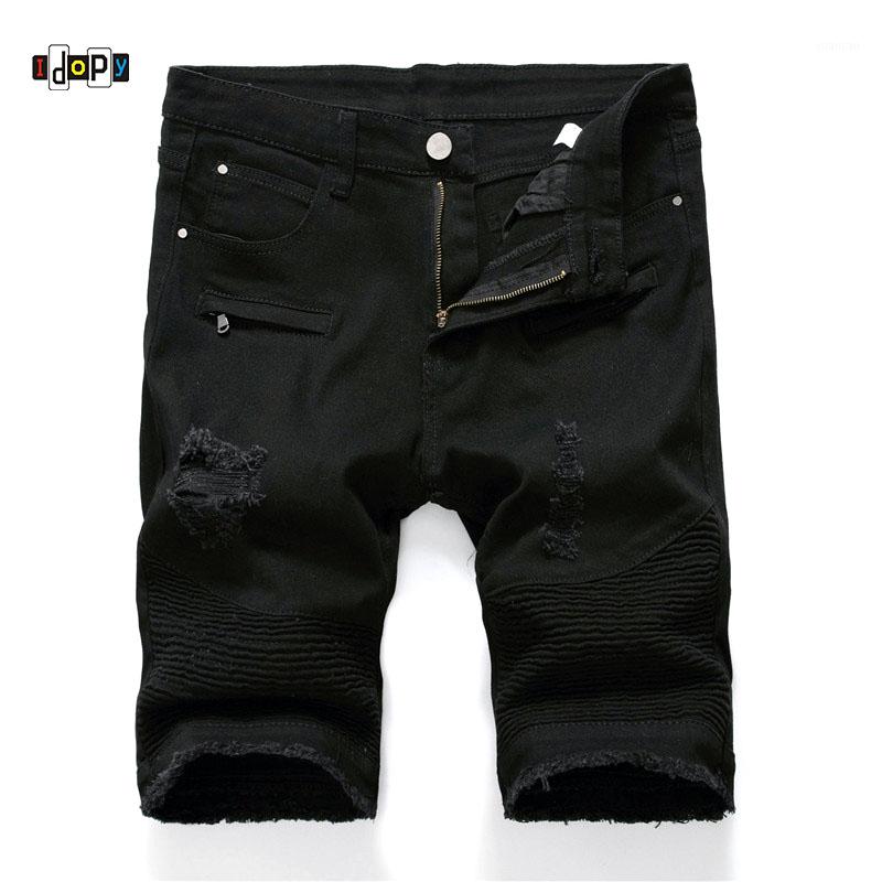 Men's Jeans Idopy Men Ripped Biker Denim Shorts Summer Motorcycle For Male Multi Pockets Brand Designer Plus Size 28-401, White
Men's Jeans Idopy Men Ripped Biker Denim Shorts Summer Motorcycle For Male Multi Pockets Brand Designer Plus Size 28-401, White