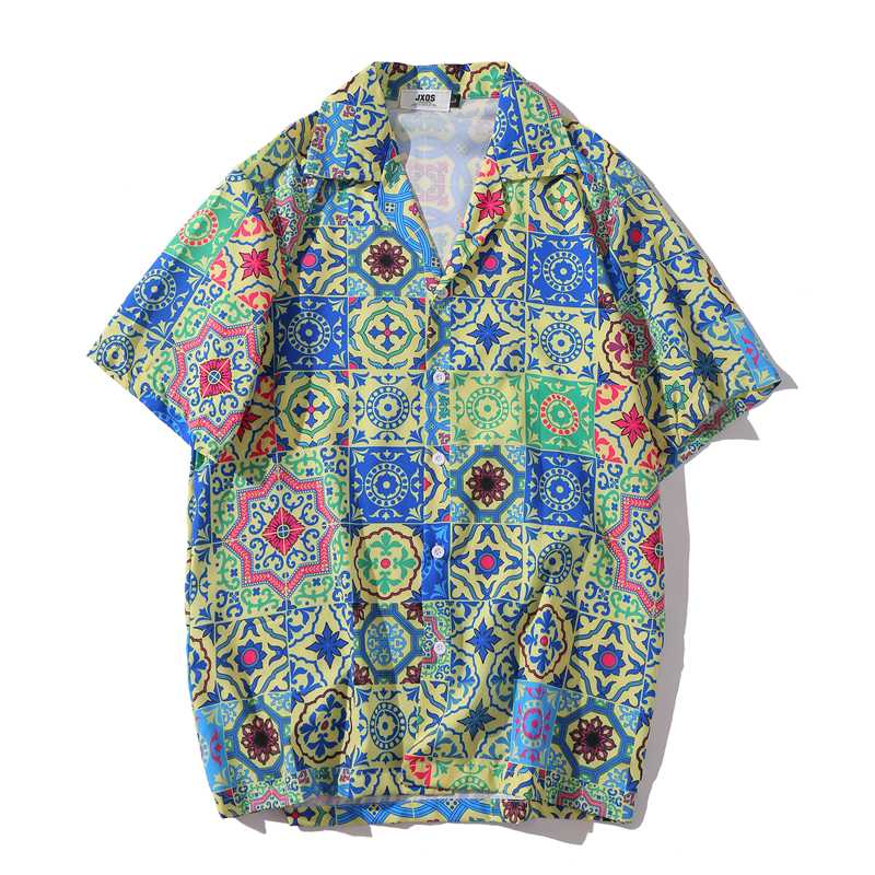 New Ethnic print Shirt Streetwear Men Hawaiian Shirt Retro Vintage Harajuku Beach Summer Aloha Short Sleeve Hiphop, Xq95
New Ethnic print Shirt Streetwear Men Hawaiian Shirt Retro Vintage Harajuku Beach Summer Aloha Short Sleeve Hiphop, Xq95
