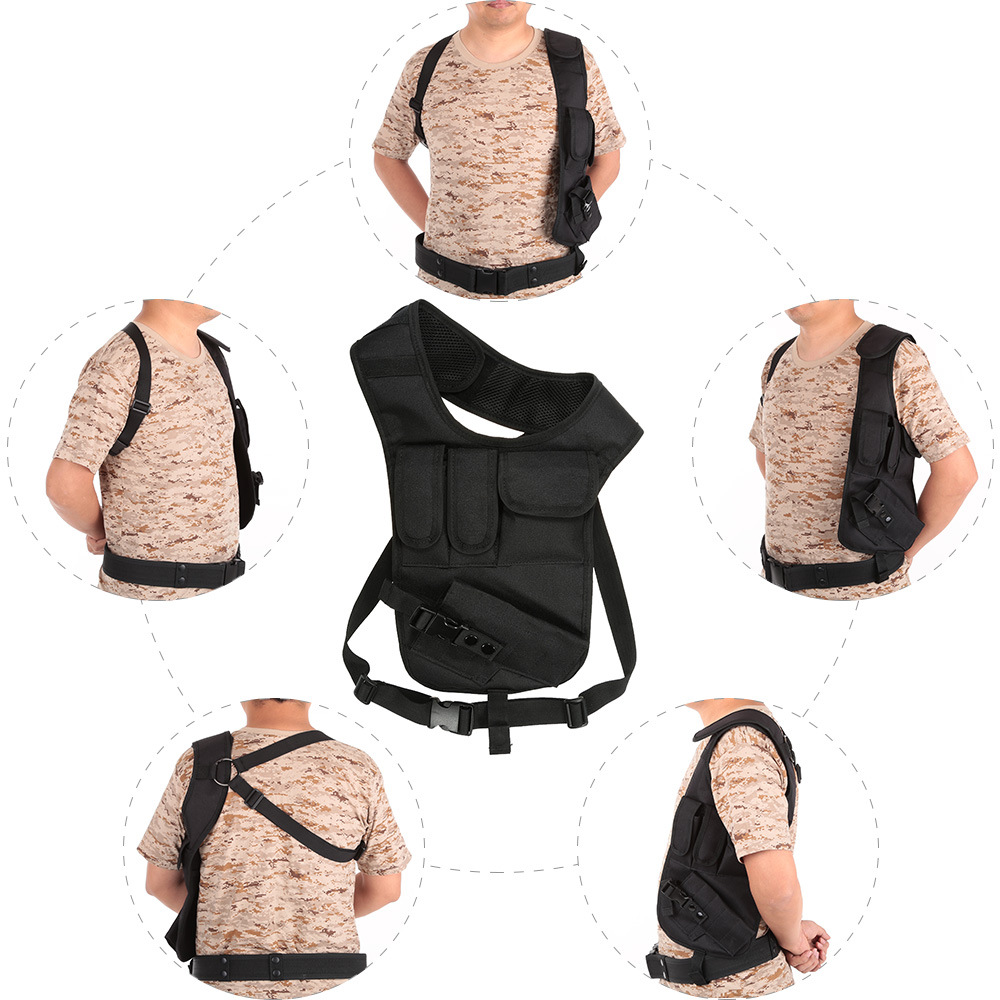Tactical Anti-Theft Shoulder Bag Special Agent Armpit Holster Vest Waterproof Nylon Stealth Outdoor Sport Mobile Phone Accessory Bag, Black
Tactical Anti-Theft Shoulder Bag Special Agent Armpit Holster Vest Waterproof Nylon Stealth Outdoor Sport Mobile Phone Accessory Bag, Black